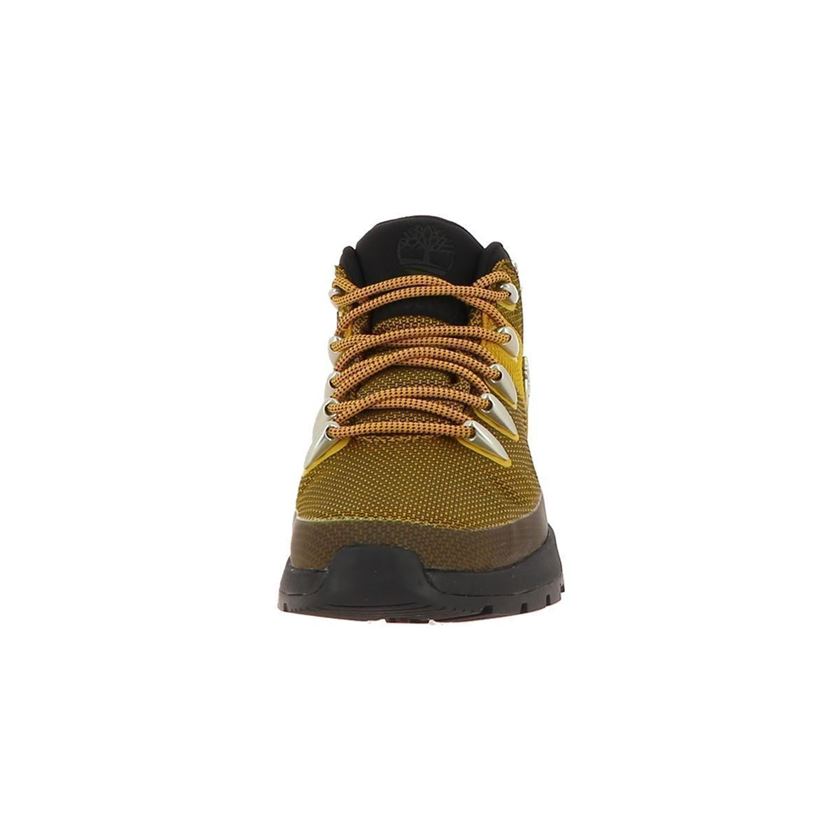 Timberland garcon sprint trekker mid fabric jaune1769401_4 sur voshoes.com