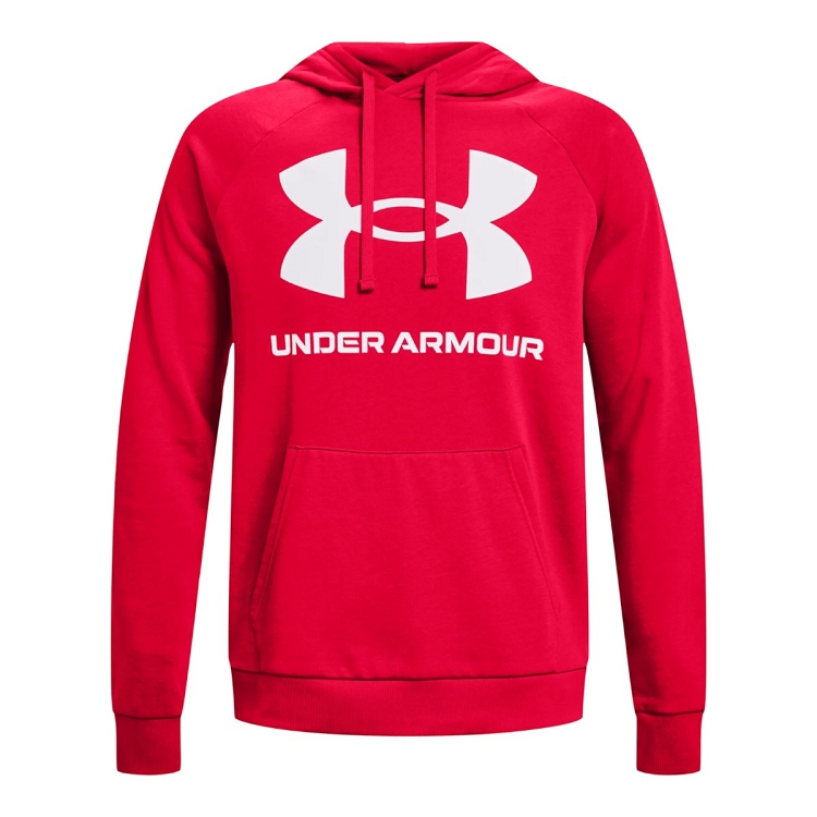 homme Under armour homme ua rival fleece big logo rouge