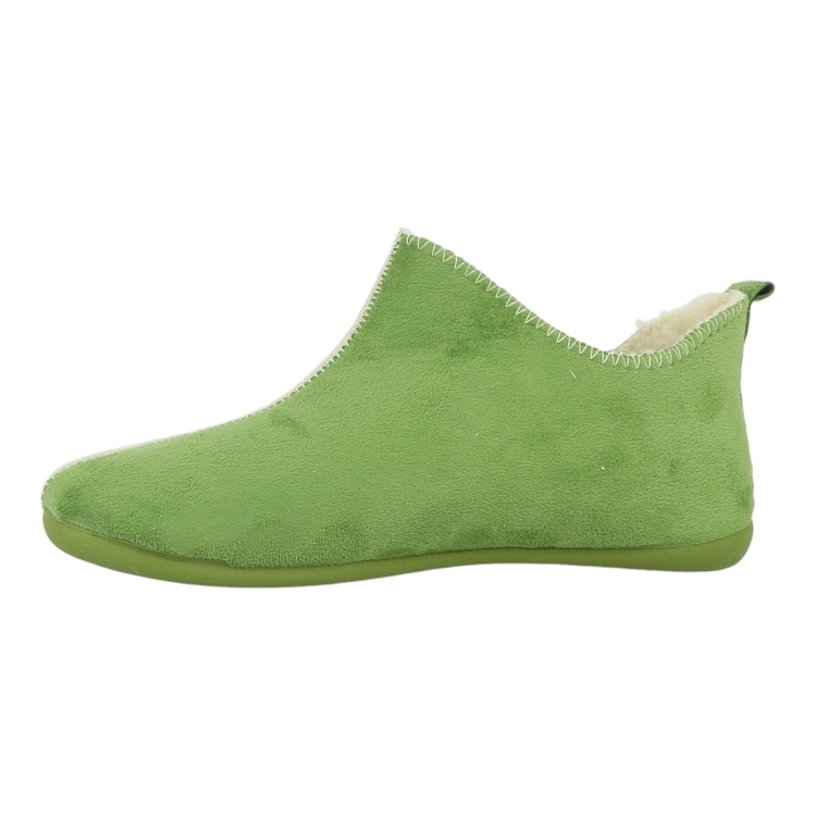 Maison de l espadrille femme bottillon laine vert1808604_3 sur voshoes.com