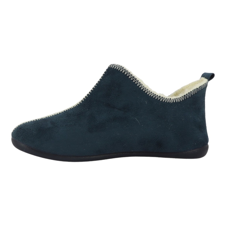 Maison de l espadrille femme bottillon laine bleu1808605_3 sur voshoes.com