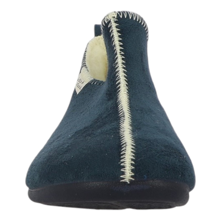 Maison de l espadrille femme bottillon laine bleu1808605_4 sur voshoes.com