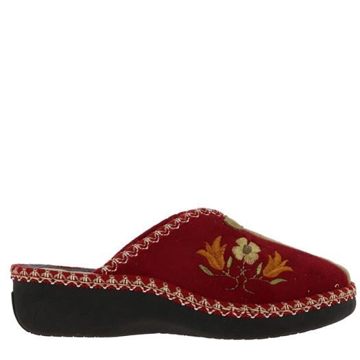 femme Maison de l espadrille femme mule bamara brodee bordeaux