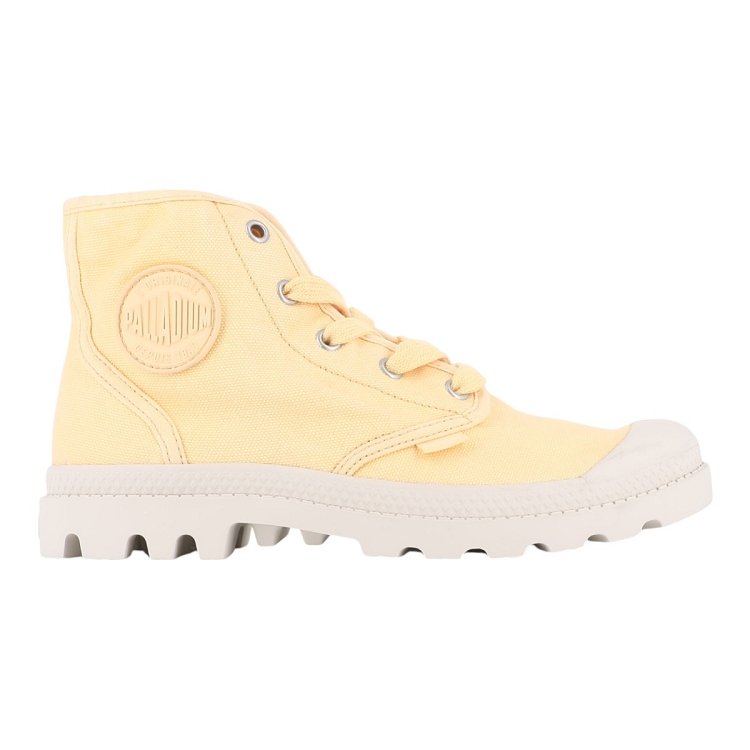 femme Palladium femme pampa hi jaune