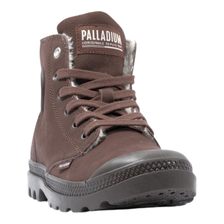 Palladium femme pampa hi zip wl marron1860511_2 sur voshoes.com