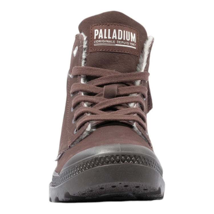 Palladium femme pampa hi zip wl marron1860511_4 sur voshoes.com