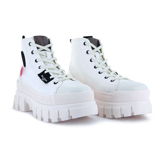 Palladium femme revolt hi tx blanc1862306_5 sur voshoes.com