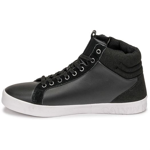 Calvin klein homme vulcanized mid noir1878901_3 sur voshoes.com