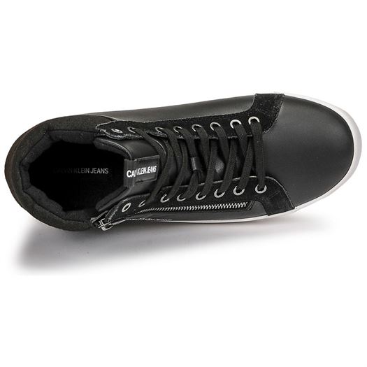 Calvin klein homme vulcanized mid noir1878901_4 sur voshoes.com