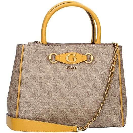 femme Guess femme izzy status satchel beige