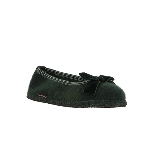 Haflinger femme slipper fiocco vert2036603_2 sur voshoes.com