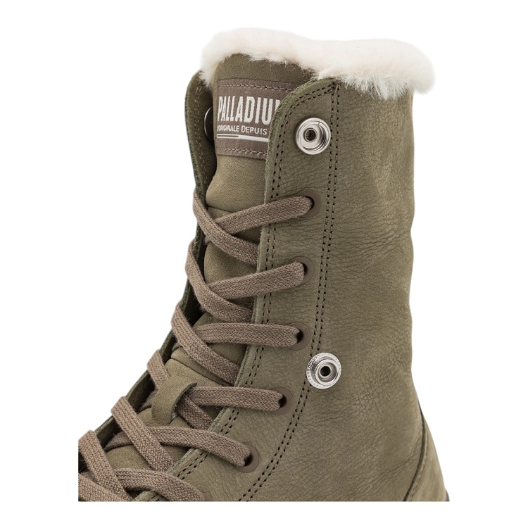 Palladium femme baggy nbk wl vert2041904_4 sur voshoes.com