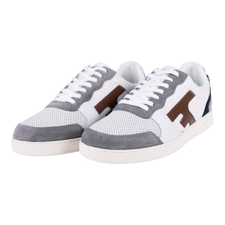 Faguo homme hazel  leather suede blanc2046202_2 sur voshoes.com