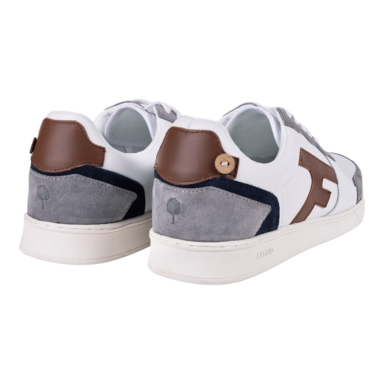 Faguo homme hazel  leather suede blanc2046202_3 sur voshoes.com