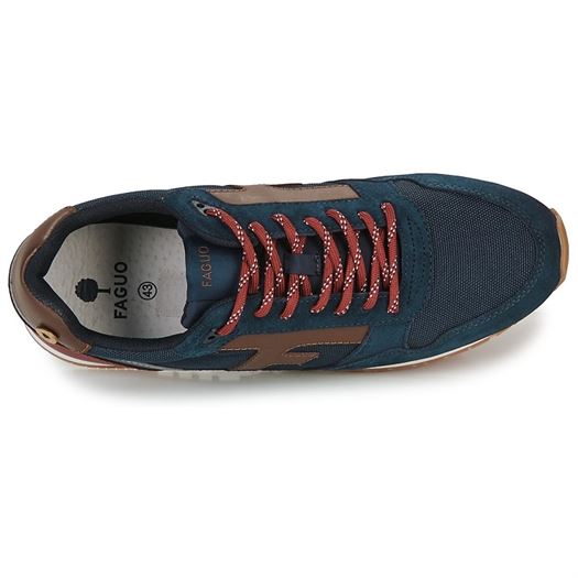 Faguo homme elm  syn woven suede bleu2046301_5 sur voshoes.com