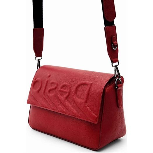 Desigual femme bag psico logo phuket str rouge2070002_3 sur voshoes.com