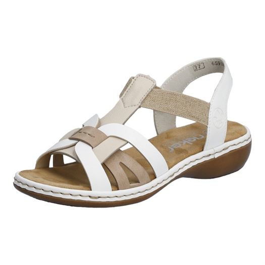 Rieker femme 65918 blanc2125502_2 sur voshoes.com