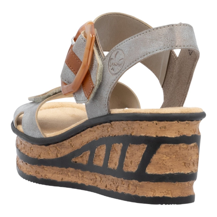 Rieker femme 68176 gris2125805_3 sur voshoes.com