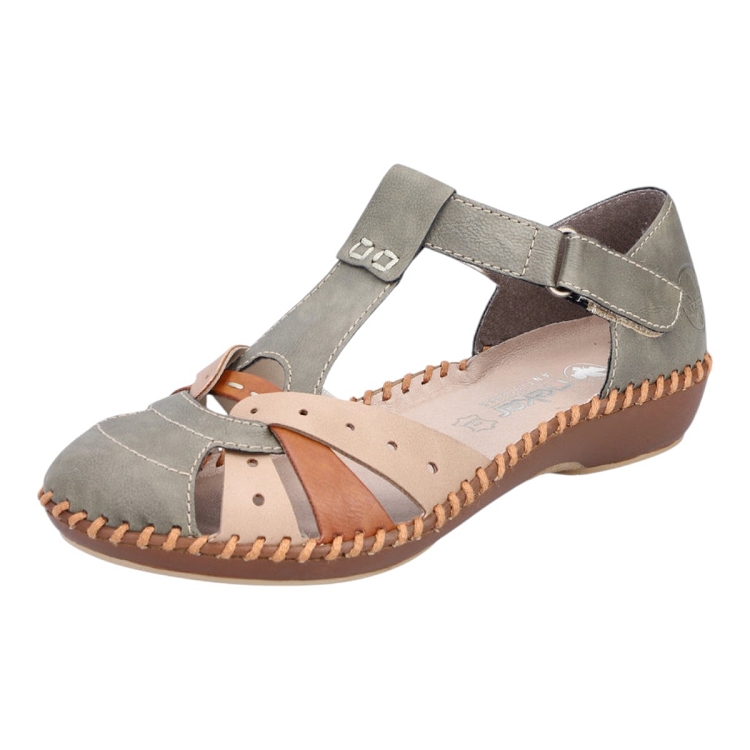 Rieker femme m1655 vert2126003_2 sur voshoes.com