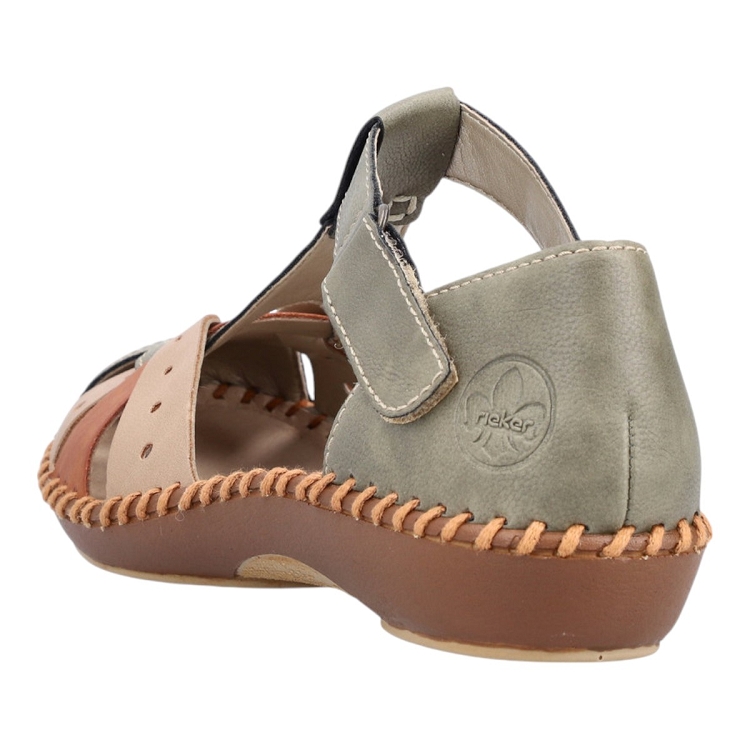 Rieker femme m1655 vert2126003_3 sur voshoes.com