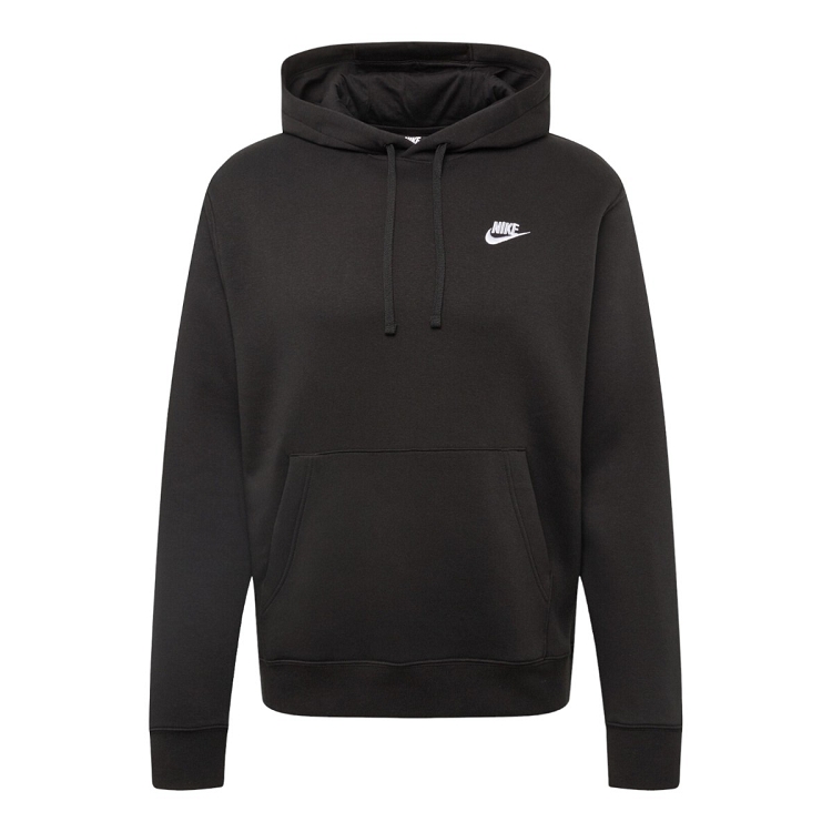 homme Nike homme m nsw club hoodie po bb noir