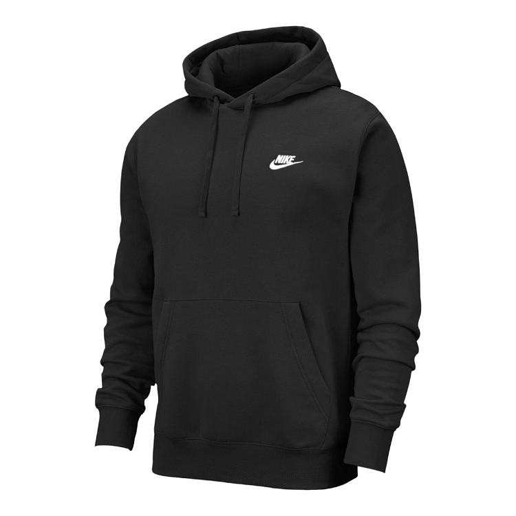 Nike homme m nsw club hoodie po bb noir2170101_2 sur voshoes.com