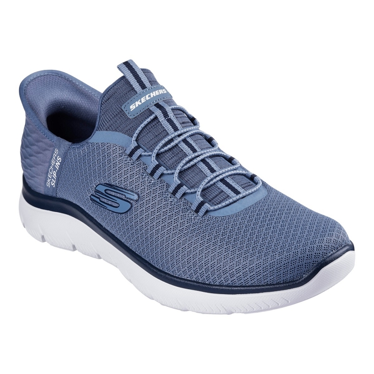 Skechers homme summits  high range bleu2170804_2 sur voshoes.com