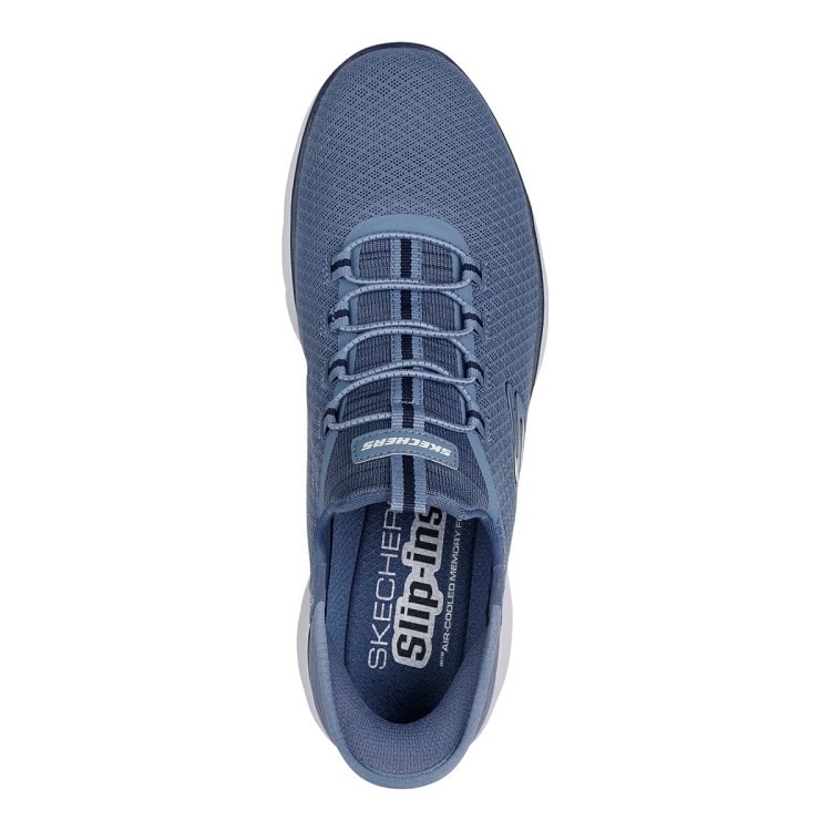 Skechers homme summits  high range bleu2170804_4 sur voshoes.com