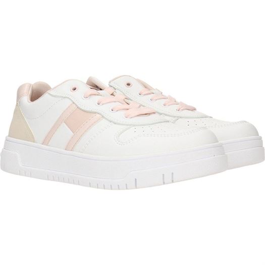 Tommy hilfiger femme flag low cut blanc2174001_2 sur voshoes.com