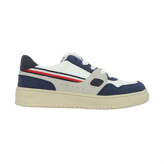 femme Tommy hilfiger femme stripes low cut bleu