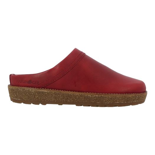 Mules femme Haflinger travelclassic h rouge VoShoes