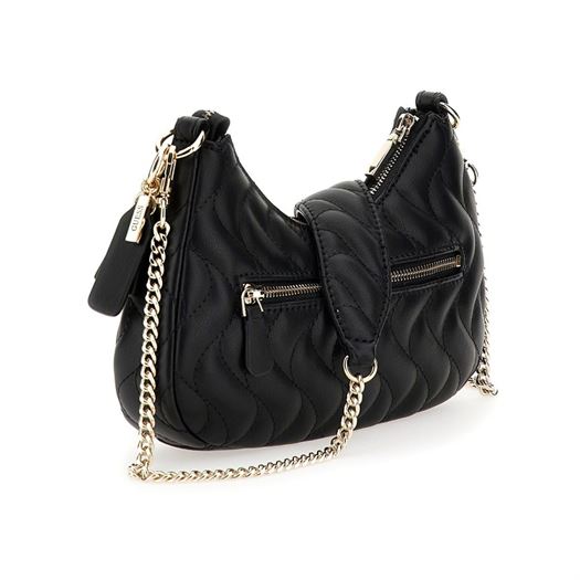 Guess femme eco mai crossbody top zip noir2200901_2 sur voshoes.com