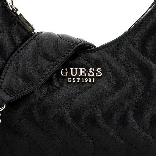 Guess femme eco mai crossbody top zip noir2200901_4 sur voshoes.com