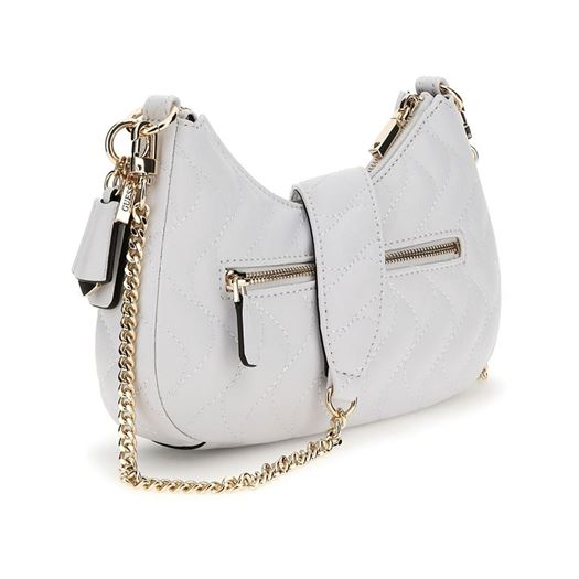 Guess femme eco mai crossbody top zip blanc2200902_2 sur voshoes.com