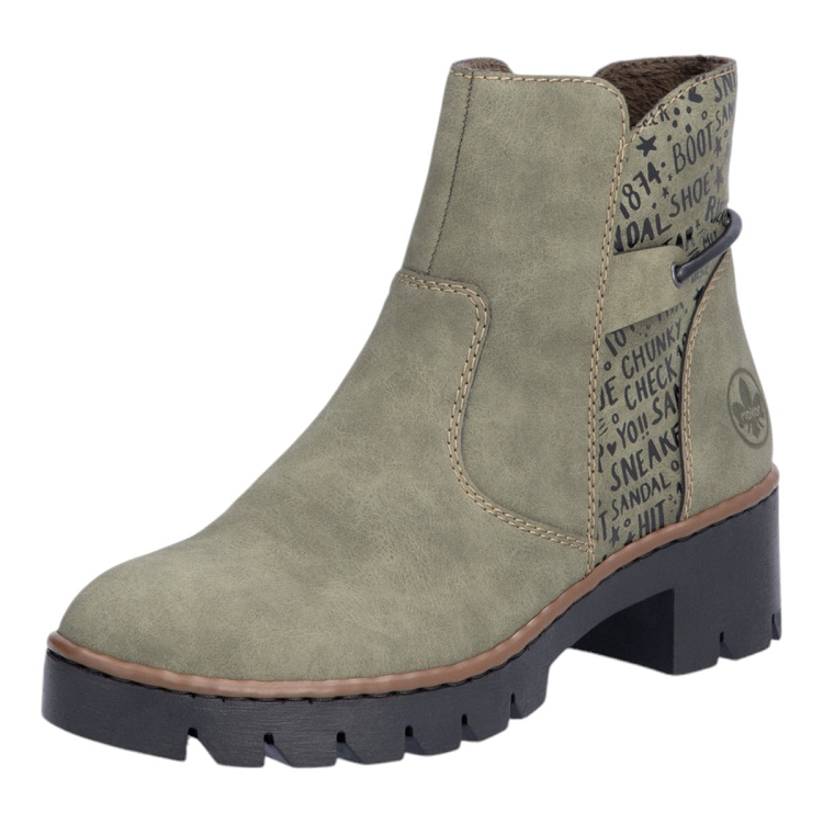 Rieker femme x5755 vert2217703_2 sur voshoes.com