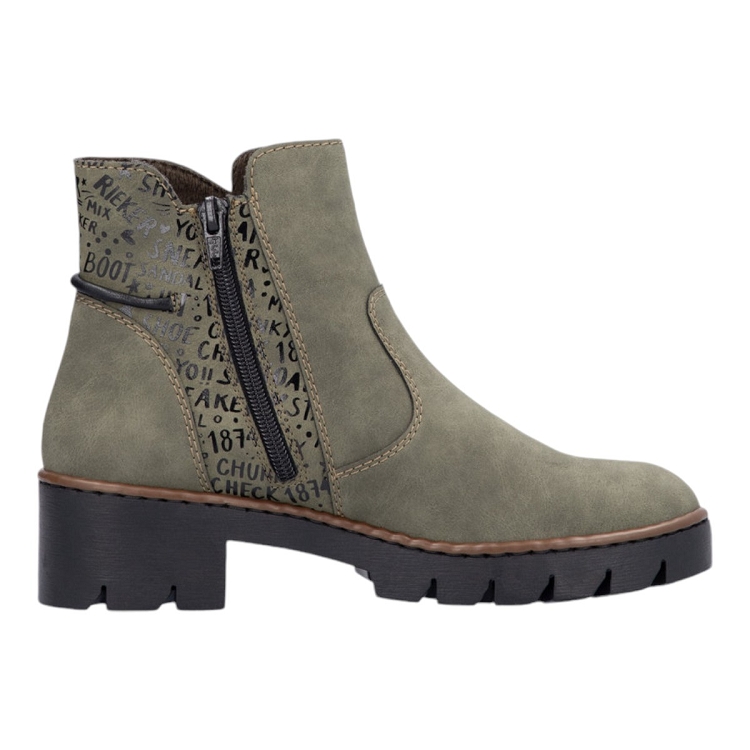 Rieker femme x5755 vert2217703_3 sur voshoes.com