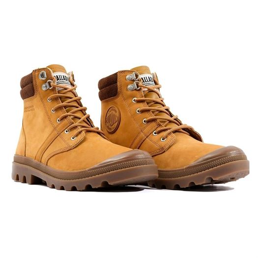 Palladium homme pallabrousse sc wp jaune2226402_3 sur voshoes.com