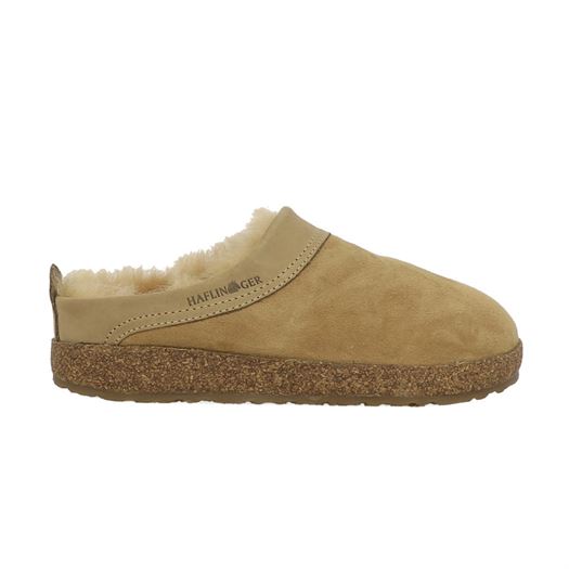 femme Haflinger femme lammfellclog snowbird beige