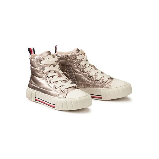 Tommy hilfiger femme high top laceup sneaker rose2271501_2 sur voshoes.com