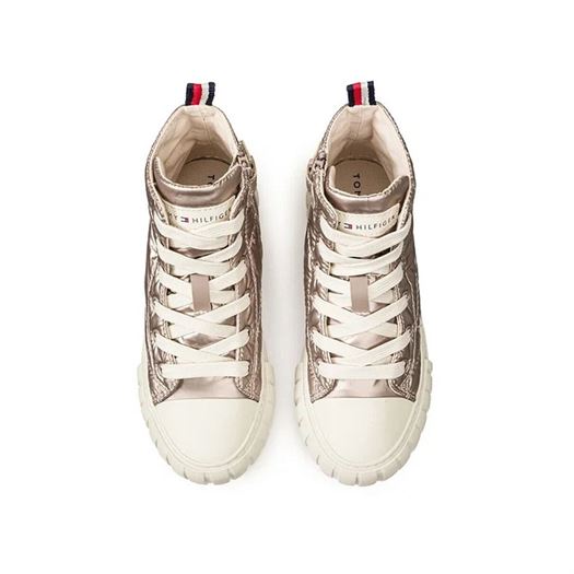 Tommy hilfiger femme high top laceup sneaker rose2271501_4 sur voshoes.com