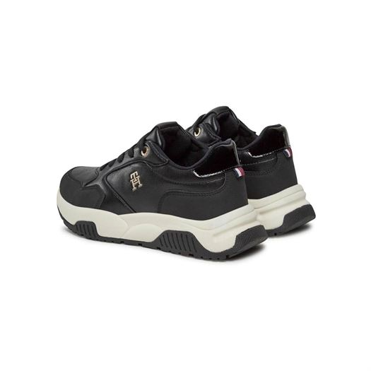 Tommy hilfiger femme low cut lace up sneaker noir2271901_4 sur voshoes.com