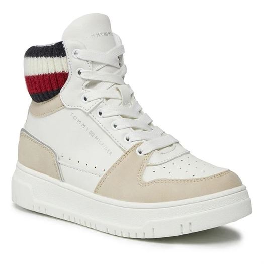 Tommy hilfiger femme hiht top lace up sneaker blanc2272101_2 sur voshoes.com