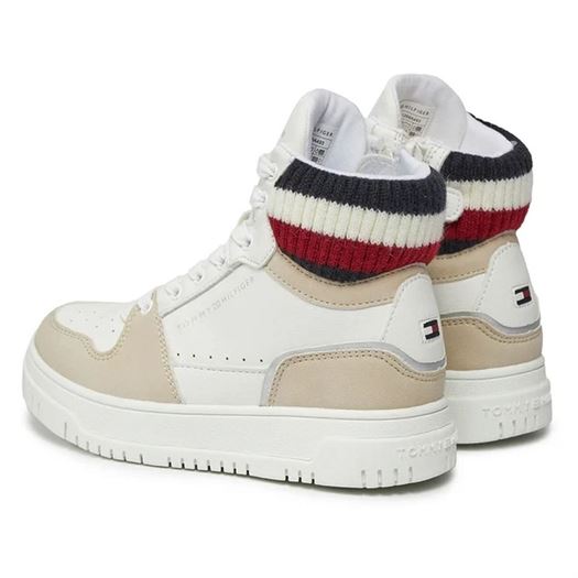 Tommy hilfiger femme hiht top lace up sneaker blanc2272101_3 sur voshoes.com