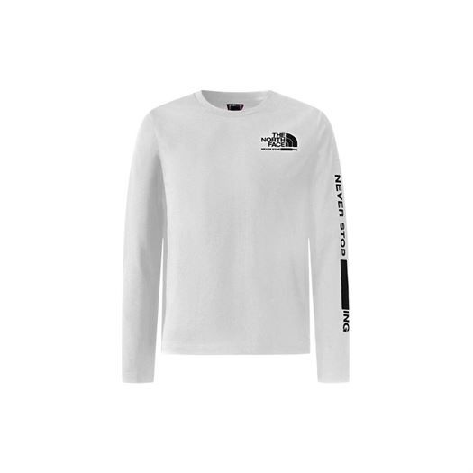 garcon The north face garcon teen graphic l s tee 2 blanc