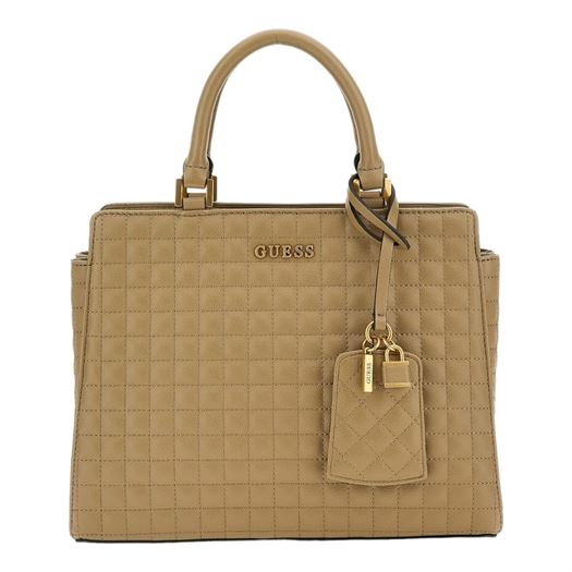 femme Guess femme tia luxury satchel beige