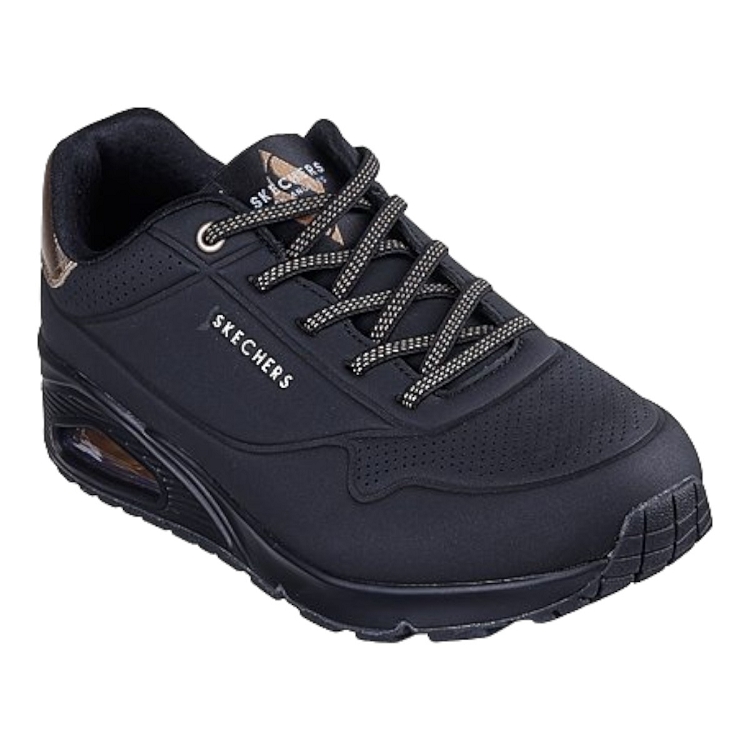 Skechers femme uno   shimmer away noir2311902_2 sur voshoes.com