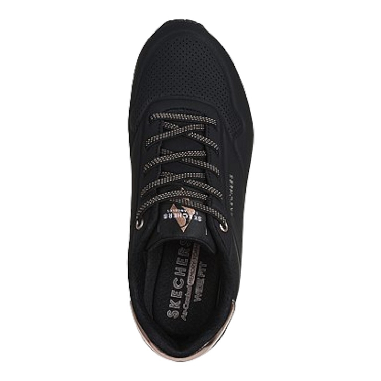 Skechers femme uno   shimmer away noir2311902_4 sur voshoes.com