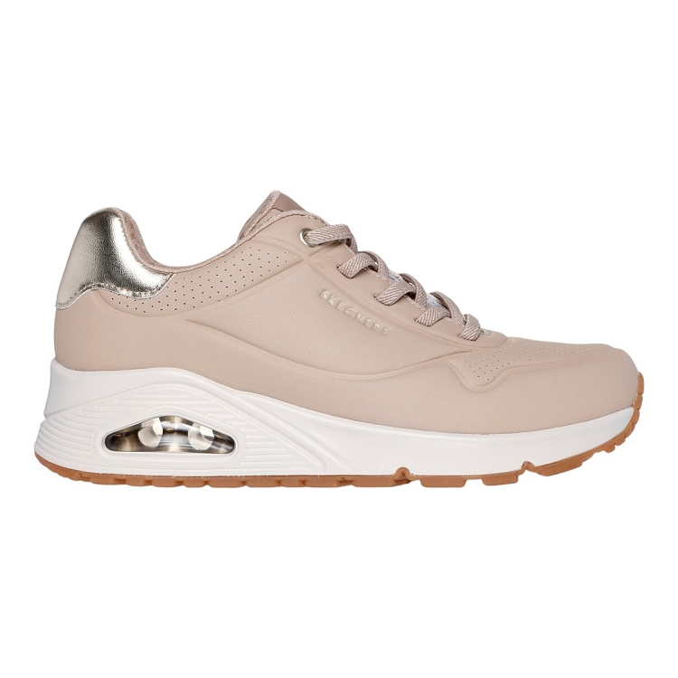 femme Skechers femme uno   shimmer away beige