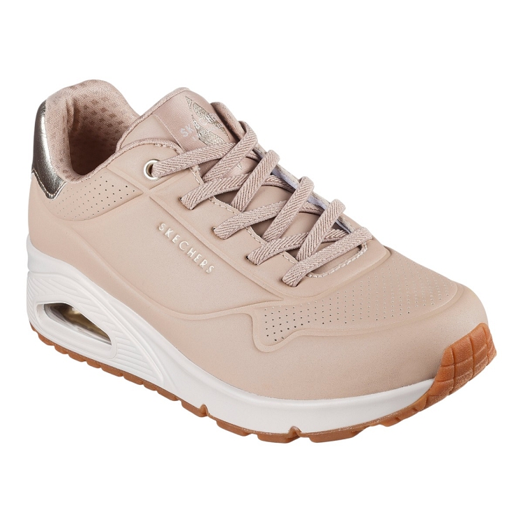 Skechers femme uno   shimmer away beige2311903_2 sur voshoes.com