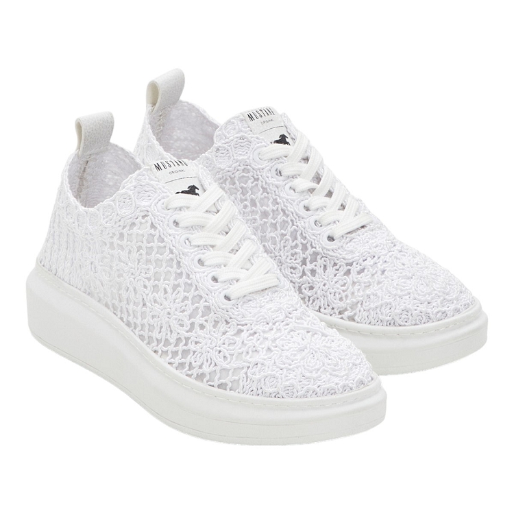 Mustang femme 1468301 blanc2318001_2 sur voshoes.com