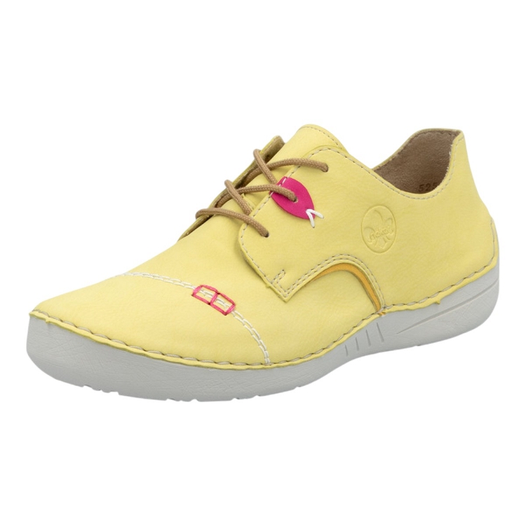 Rieker femme 52528 jaune2321702_2 sur voshoes.com